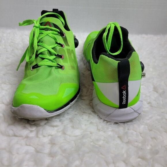 Reebok ZPump Fusion 2.0 Men's Shoes Size 9.5 Green And Black Running - Picture 7 of 10